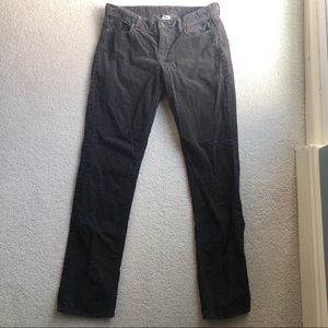 Charcoal Grey Corduroy J Crew Pants